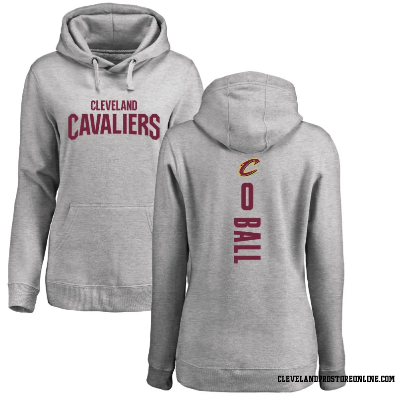 Women's Lonzo Ball Cleveland Cavaliers Ash Backer Pullover Hoodie